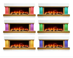 Електрокамін ArtiFlame Sogne AF52 — 3D-ефект полум’я, обігрів до 30 м², Wi-Fi - мініатюра 3