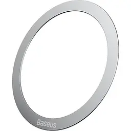 Пластини для автотримачів Baseus Halo Series Magnetic Metal Ring Silver (PCCH000012) [117260]