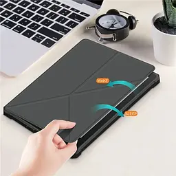 Обкладинка Ultra Slim Origami BeCover для Amazon Kindle Paperwhite 11th Gen. 2021 Gray (707221) - мініатюра 6