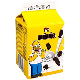 Печиво Arluy Minis The Simpson шоколад-вітаміни 135 г