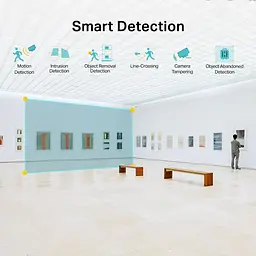 IP-камера TP-Link VIGI C240-4, PoE, 4Мп, 4мм, H265+, IP66, Turret, кольорове нічне бачення, внутрішня - мініатюра 6