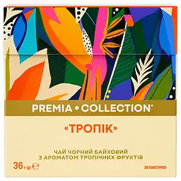Чай чорний Премія Тропік в пірамідках 20 шт по 1.8 г - мініатюра 2