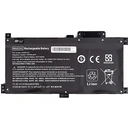 Акумулятор PowerPlant для ноутбуків HP Pavilion X360 14-Ba (WA03XL) 11.4V 4150mAh (NB461974)
