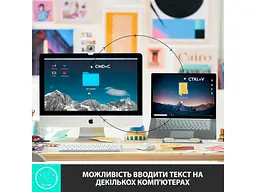 Клавіатура Logitech MX Keys Mini Minimalist US Pale Grey (920-010499) - мініатюра 10