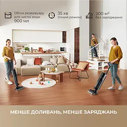 Миючий вертикальний пилосос Dreame G10 PRO (HHR20A) - мініатюра 3