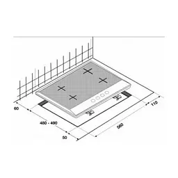 Варочна поверхня Beko HIAW 64225SW (HIAW64225SW) - мініатюра 6