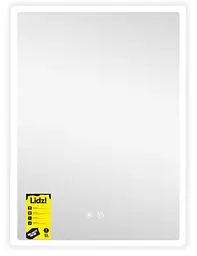 Дзеркало Lidz Orion (OR2) 600х800 мм, прямоугольное, с LED-подсветкой Touch LDOR60080049292 - мініатюра 3