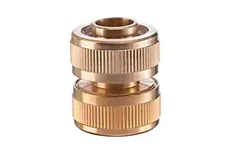 Муфта ремонтна латунна для поливального шланга сполучна Intertool Storm 3/4 x 3/4 - мініатюра 3