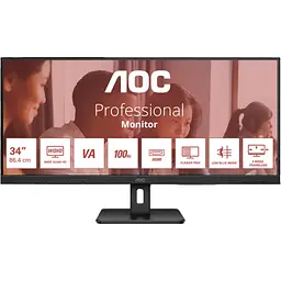 Монітор AOC 34` U34E2M [147860] - мініатюра 1