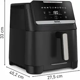 Мультипіч Tefal Easy Fry Silence XXL 1800 Вт чорна (EY8428E0) - мініатюра 5