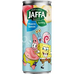 Напій газований Jaffa Sparkling Can манго, банан 0.25 л