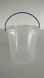Відро харчове з кришкою 1,1Л, 1.1 л, 1 штука, 130x125 мм, колір прозорий, харчовий поліпропілен для фасування, зберігання та