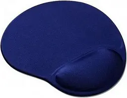 Килимок Gembird Gel Mouse Pad with Wrist Support blue (MP-GEL-B)