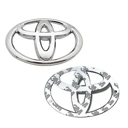 Емблема Toyota Хром 97х64 мм (скотч) 7531160150 - мініатюра 2