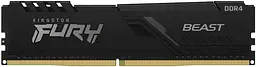 Пам'ять для настільних комп'ютерів Kingston FURY 32 GB (2x16GB) DDR4 3600 MHz Beast Чорний (KF436C18B