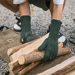 Рукавички вогнестійкі Naturehike CNH22FS003 темно-зеленi - мініатюра 5