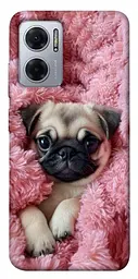 TPU чохол Demsky Мопс у ніжностях для Xiaomi Redmi Note 11E