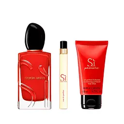 Набір Giorgio Armani Si Passione парфумована вода, 100 мл, 10 мл + 50 мллосьон для тіла
