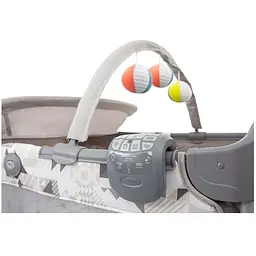Манеж-ліжечко Graco Contour Electra Patchwork, сірий - мініатюра 6