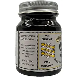 Віск для бороди та вус Morgan's Beard & Moustache Wax 50 г - мініатюра 4