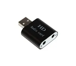 Звукова карта USB 2.0, 7.1, Dynamode C-Media 108, чорний, 90 дБ, EAX2.0/A3D1.0, алюмінієвий корпус, Blister (USB-SOUND7-ALU)