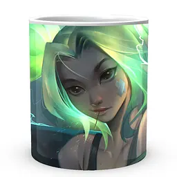Кухоль GeekLand League of Legends Ліга Легенд Зери LOL 002.16 330 мл білий - мініатюра 2