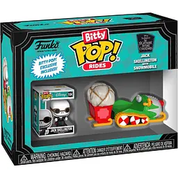 Набір фігурок Funko Bitty Pop! The Nightmare Before Christmas Jack Skellington with snowmobile (83624) - мініатюра 2