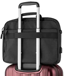 Сумка для ноутбука 2E 16" Melange, black (2E-CBN9265BK) - мініатюра 9