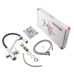 Змішувач для кухні Mixxus Premium Magnet 021 з гнучким виливом MI6973 Хром - мініатюра 5