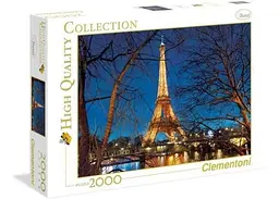 Пазл Clementoni High Quality Collection: Ейфелева вежа вночі, Париж, Франція (High Quality Collection - Paris Eiffel Tower at Night Puzzle - 2000 pcs.), 2000 ел. (32554)