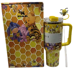 Термокухоль Stanley Quencher H2.0 Tumbler з неіржавкої сталі 1,18 л Winnie the Pooh Honey Edition KT7001979