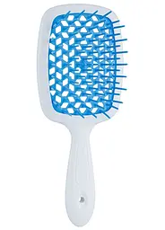 Щітка для волосся Janeke Superbrush Біла з синім