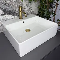 Умивальник VBI Rutino підвісний 50x46 см white VBI-017600 - мініатюра 2