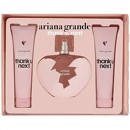 Набір Ariana Grande Thank U, Next 100 мл парфумована вода, 100 мл крем для тіла, 100 мл гель для душу