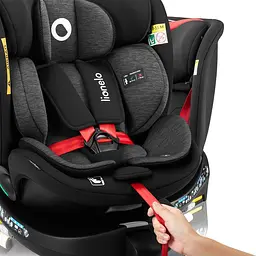 Автокрісло Lionelo Navy I-Size black red (LO-NAVY I-SIZE BLACK RED) - мініатюра 10