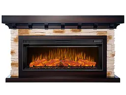 Камінокомплект ArtiFlame Ludwig AF42 махагон коричневий антик