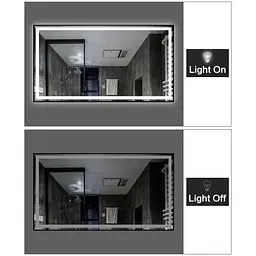 Дзеркало Dusel DE-M0061S1 Black 65x80 см, Чорний - мініатюра 4