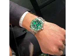 Чоловічий наручний годинник PD-1661 Silver-Green Pagani Design acs0031147 - мініатюра 10