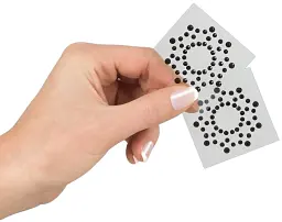 Прикраса для сосків Cottelli Collection Nipple Stickers Star, 2 шт (чорний) - мініатюра 4