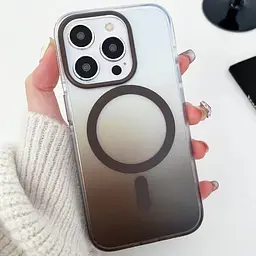 Чохол TPU+PC Phantom with Magnetic Fit для Apple iPhone 15 Pro (6.1") Grey - мініатюра 2