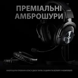 Навушники Logitech з мікрофоном Pro X Gaming Black (981-000818) - мініатюра 9