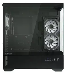 Корпус Zalman Chronix V2 Tempered Glass без БЖ Black (CHRONIXV2BLACK) - мініатюра 3