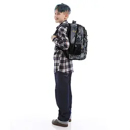 Рюкзак GoPack Education 175M-5 Free Style Сіро-чорний (GO26-175M-5) - мініатюра 19