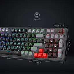 Клавіатура GamePro Blue Switches механічна (MK120B) - мініатюра 6