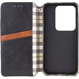 Чохол-книжка Rubic Leather Case для Redmi Note 13 Pro 5G/Poco X6 5G Black [120836] - мініатюра 3