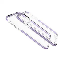 Протиударний прозорий чохол GEAR4 Piccadilly D3O з антимікробним покриттям для iPhone 11 Pro Max (6.5") Violet + Transparent - мініатюра 4