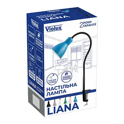 Світильник настільний LIANA Е27 білий Violux ( 510103 ) - мініатюра 3