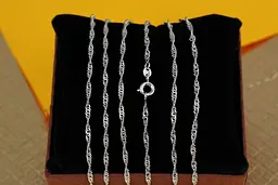 Ланцюг Xuping Jewelry Сингапур 45 см 2 мм сріблястий