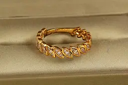 Кільце Xuping Jewelry Колос Едему р 19 золотисте