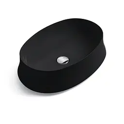 Умивальник Simas Sharp 60x42 см Black matt nero matt Чорний матовий SH04